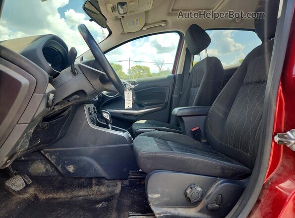 MAJ3S2GE1KC257714 2019 FORD ECOSPORT Красный Вид салона спереди