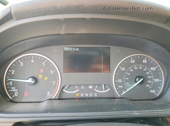 MAJ3S2GE1LC368698 2020 FORD ECOSPORT Gray Вид щитка приладів