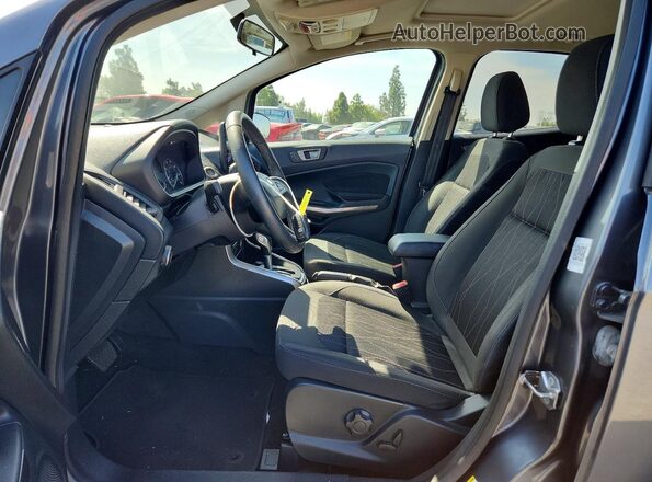 MAJ3S2GE6LC319951 2020 FORD ECOSPORT Gray Widok wnętrza z przodu