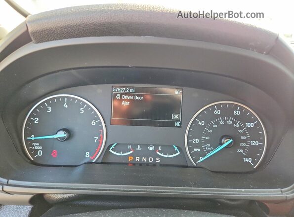 MAJ3S2GE6LC319951 2020 FORD ECOSPORT Gray Widok zestawu wskaźników