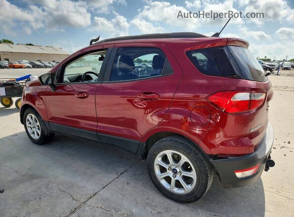 MAJ3S2GE8LC387412 2020 FORD ECOSPORT Red უკანა მარცხენა