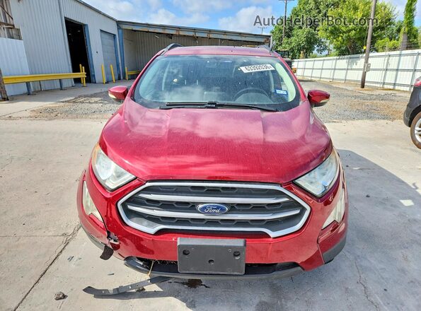 MAJ3S2GE8LC387412 2020 FORD ECOSPORT Red წინა ხედი