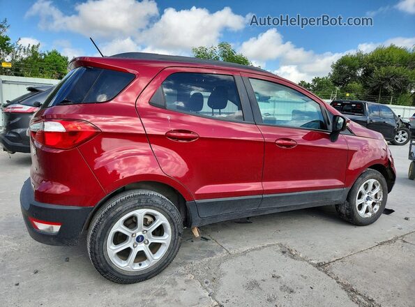 MAJ3S2GE8LC387412 2020 FORD ECOSPORT Red უკანა მარჯვენა