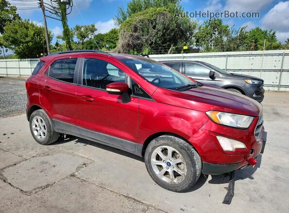 MAJ3S2GE8LC387412 2020 FORD ECOSPORT Red წინა მარჯვენა