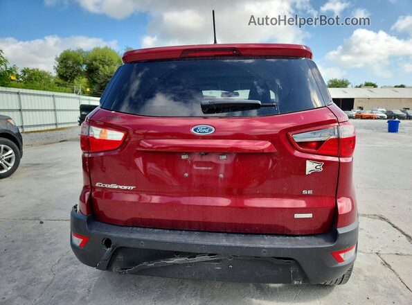 MAJ3S2GE8LC387412 2020 FORD ECOSPORT Red უკანა ხედი