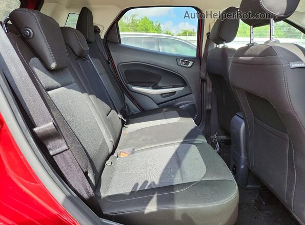 MAJ3S2GE8LC387412 2020 FORD ECOSPORT Red უკანა სავარძლების ხედი