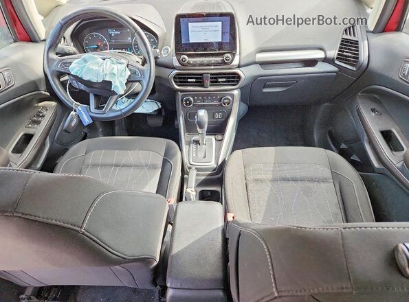 MAJ3S2GE8LC387412 2020 FORD ECOSPORT Red წინა პანელის ხედი