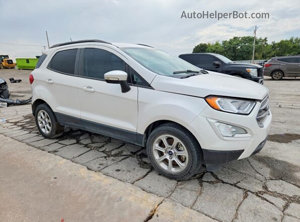 MAJ3S2GE8MC445536 2021 FORD ECOSPORT Белый Передняя правая четверть