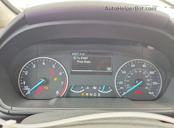MAJ3S2GE8MC445536 2021 FORD ECOSPORT Белый Вид щитка приборов