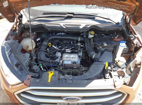 MAJ3S2GE9KC293702 2019 FORD ECOSPORT Orange უკანა ხედი