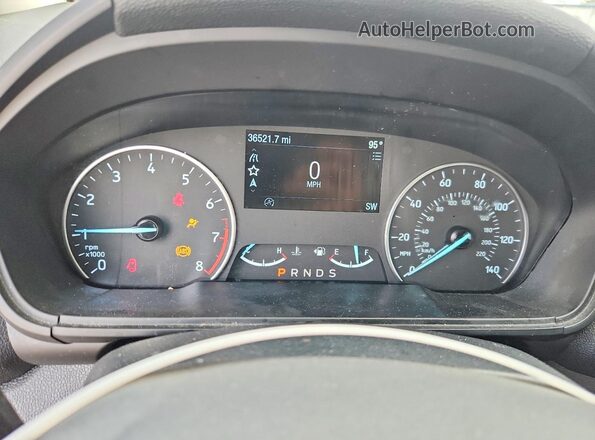 MAJ3S2GE9MC456433 2021 FORD ECOSPORT Silver Vista del cuadro de instrumentos