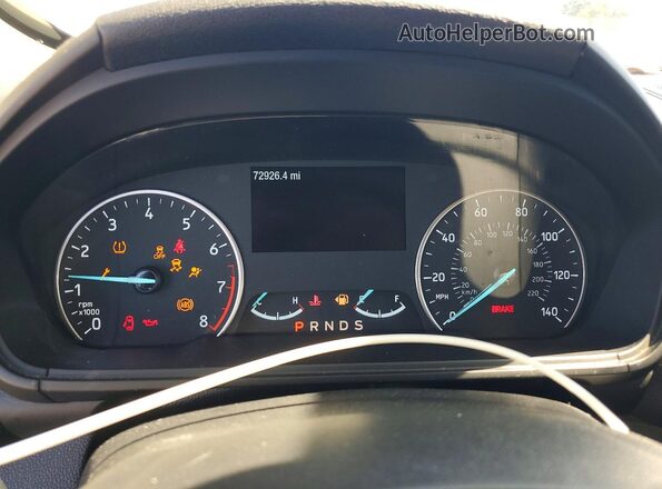 MAJ3S2KE2LC354364 2020 FORD ECOSPORT Silver Widok zestawu wskaźników