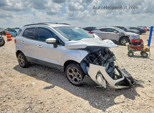 MAJ6P1CL0JC240737 2018 FORD ECOSPORT Серебряный Передняя правая четверть