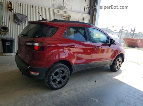 MAJ6P1CL3JC243499 2018 FORD ECOSPORT Red Задня права чверть