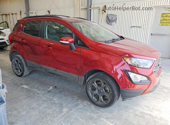 MAJ6P1CL3JC243499 2018 FORD ECOSPORT Red Передня права чверть