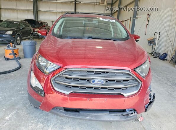 MAJ6P1CL3JC243499 2018 FORD ECOSPORT Red Вид спереду