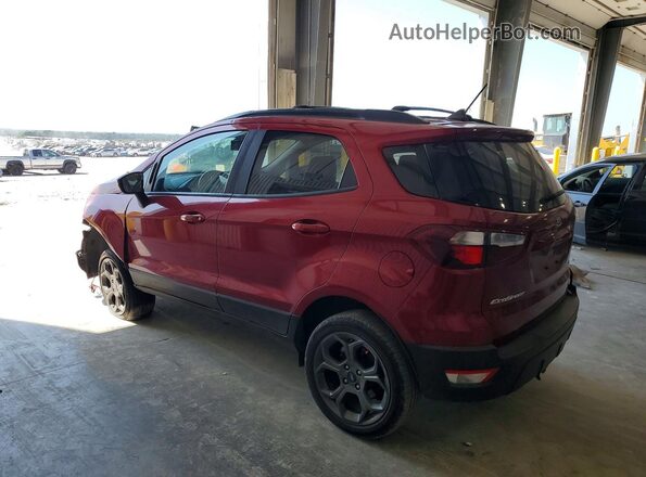 MAJ6P1CL3JC243499 2018 FORD ECOSPORT Red Задня ліва чверть