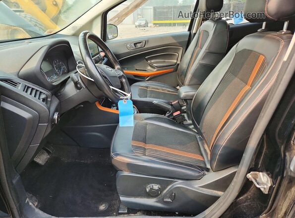 MAJ6P1CL5JC198095 2018 FORD ECOSPORT Gray წინა სალონის ხედი