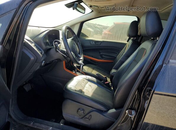 MAJ6P1CL9JC208241 2018 FORD ECOSPORT Черный Вид салона спереди