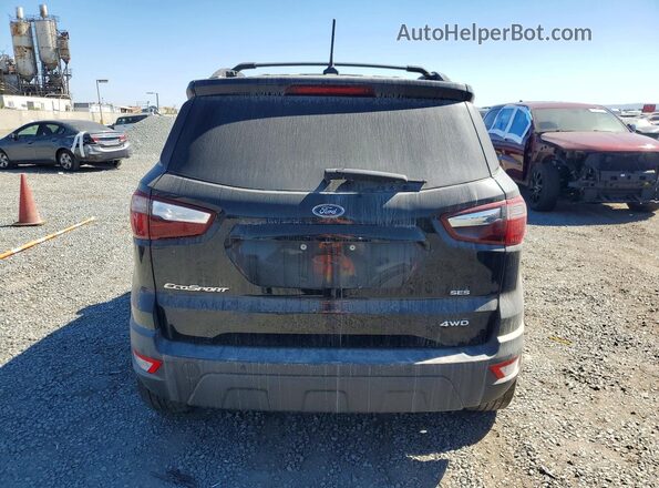 MAJ6P1CL9JC208241 2018 FORD ECOSPORT Черный Вид сзади