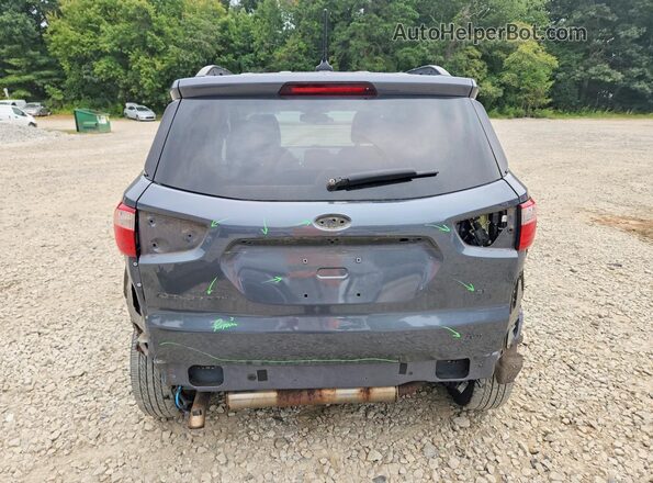 MAJ6P1UL1JC170874 2018 FORD ECOSPORT Gray Rear view