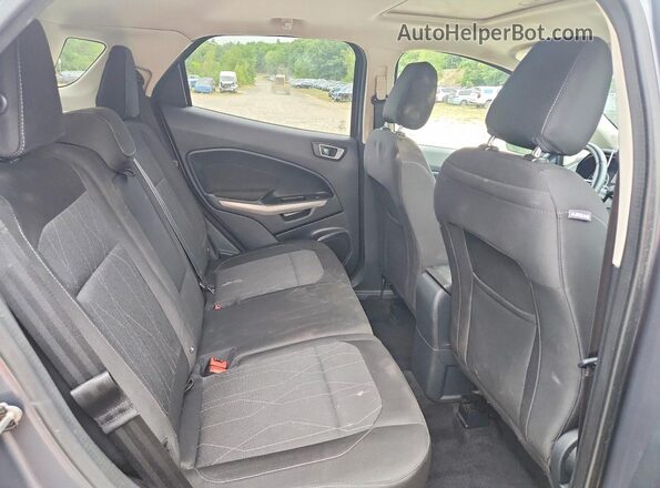 MAJ6P1UL1JC170874 2018 FORD ECOSPORT Gray Rear seats view