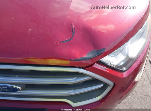 MAJ6P1UL2JC171080 2018 FORD ECOSPORT Red Widok deski rozdzielczej