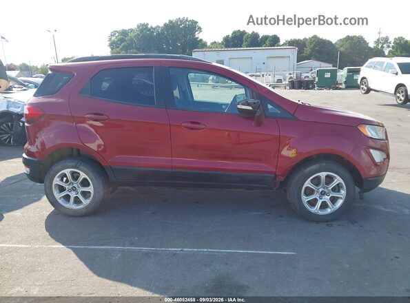 MAJ6P1UL2JC171080 2018 FORD ECOSPORT Red Widok wnętrza z tyłu