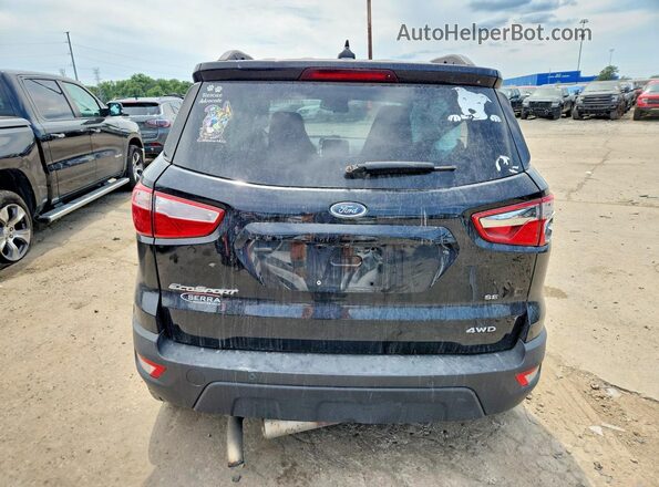 MAJ6P1UL3JC213708 2018 FORD ECOSPORT Black Vista trasera