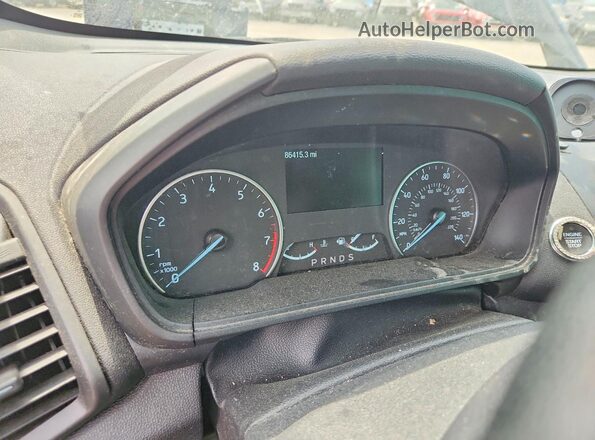 MAJ6P1UL3JC213708 2018 FORD ECOSPORT Black Vista del cuadro de instrumentos