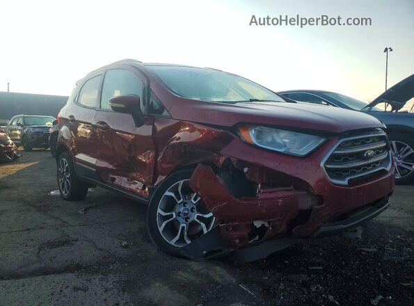 MAJ6P1UL3JC240665 2018 FORD ECOSPORT Red Առջևի աջ