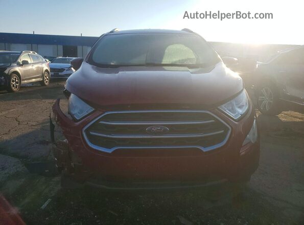 MAJ6P1UL3JC240665 2018 FORD ECOSPORT Red Դիմացի տեսք
