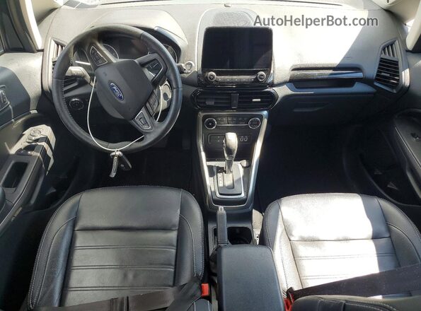 MAJ6P1WL0JC248817 2018 FORD ECOSPORT Black Առջևի վահանակի տեսք