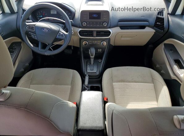 MAJ6S3FL1NC472050 2022 FORD ECOSPORT White Вид панелі приладів