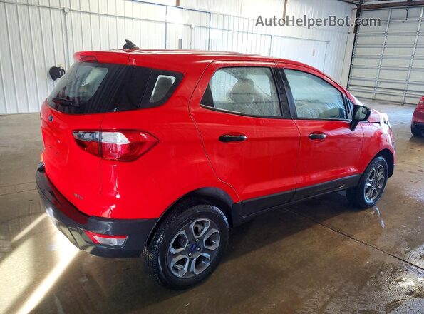 MAJ6S3FL2NC472588 2022 FORD ECOSPORT Red Задня права чверть