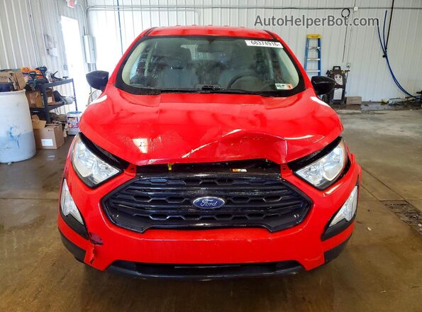 MAJ6S3FL2NC472588 2022 FORD ECOSPORT Red Вид спереду