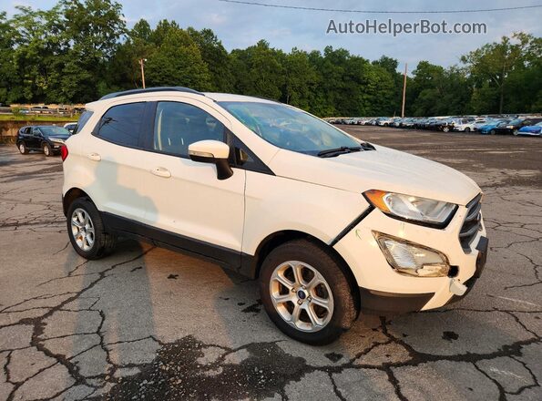 MAJ6S3GL0KC304197 2019 FORD ECOSPORT White Delantero derecho