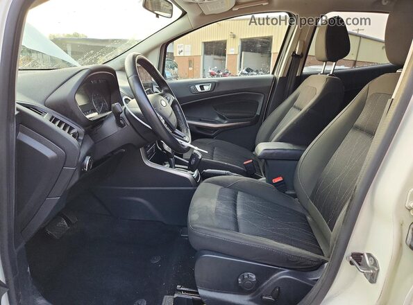MAJ6S3GL0KC304197 2019 FORD ECOSPORT White Vista interior delantera