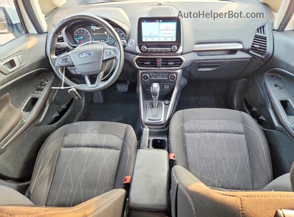 MAJ6S3GL0KC304197 2019 FORD ECOSPORT White Vista del salpicadero