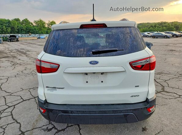 MAJ6S3GL0KC304197 2019 FORD ECOSPORT White Vista trasera