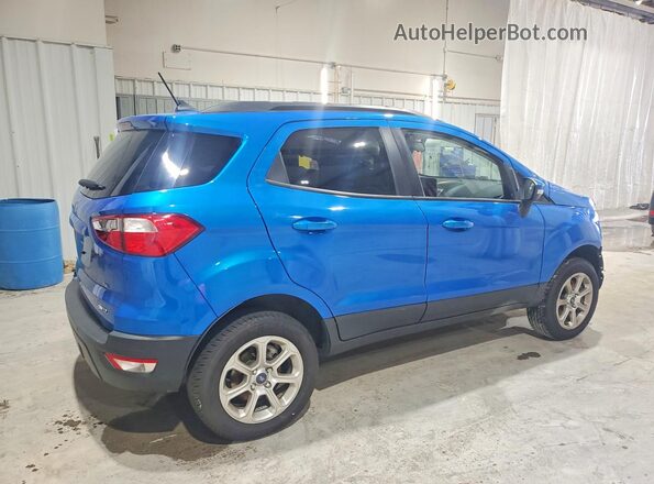 MAJ6S3GL1KC301258 2019 FORD ECOSPORT Синий Задняя правая четверть