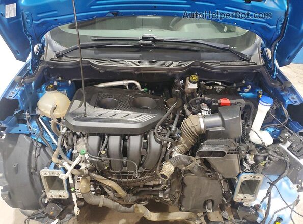 MAJ6S3GL1KC301258 2019 FORD ECOSPORT Синий Вид подкапотного пространства
