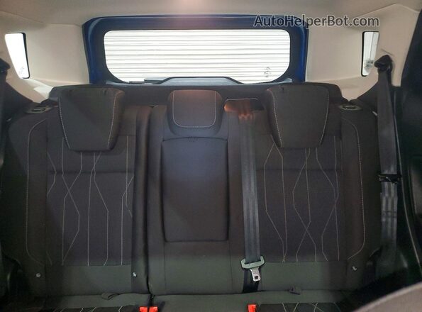 MAJ6S3GL1KC301258 2019 FORD ECOSPORT Синий Вид задних сидений