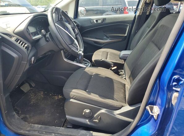 MAJ6S3GL2LC334285 2020 FORD ECOSPORT Blue Вид салону спереду