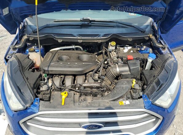 MAJ6S3GL2LC334285 2020 FORD ECOSPORT Blue Вид підкапотного простору