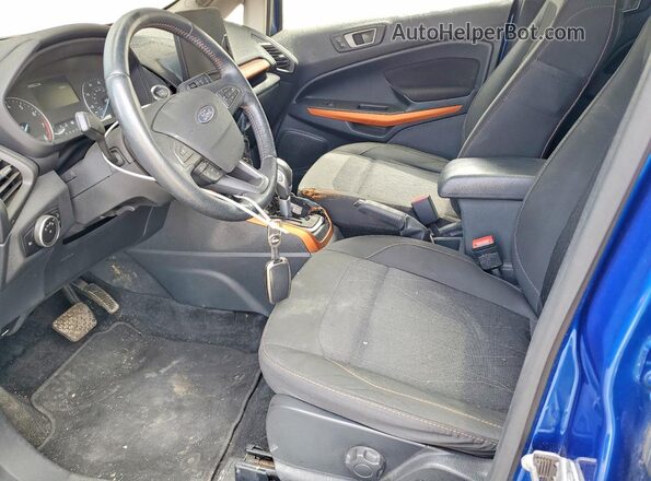 MAJ6S3GL2MC431228 2021 FORD ECOSPORT Синий Вид салона спереди