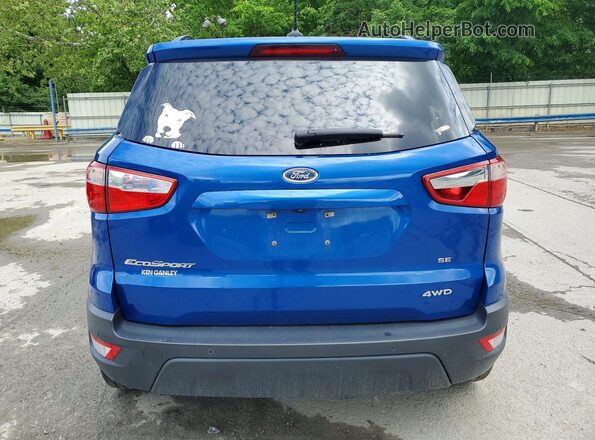 MAJ6S3GL2MC431228 2021 FORD ECOSPORT Синий Вид сзади
