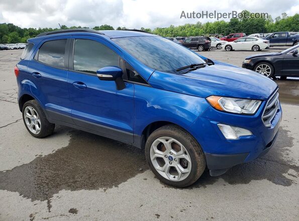 MAJ6S3GL2MC431228 2021 FORD ECOSPORT Синий Передняя правая четверть
