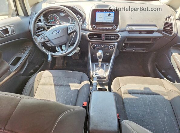 MAJ6S3GL4KC292930 2019 FORD ECOSPORT White Вид панелі приладів