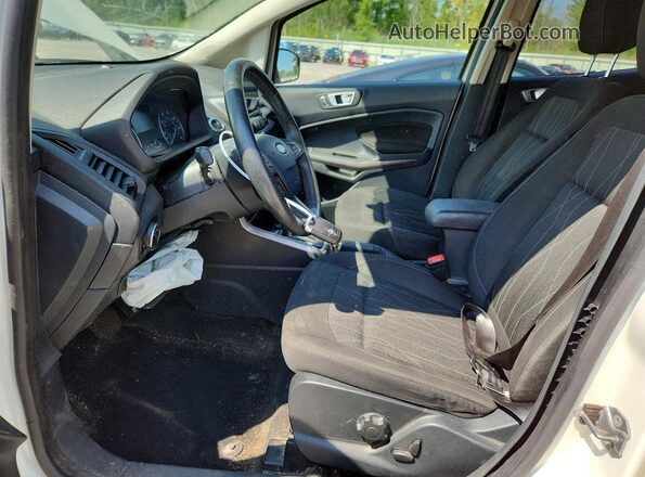 MAJ6S3GL4KC292930 2019 FORD ECOSPORT White Вид салону спереду